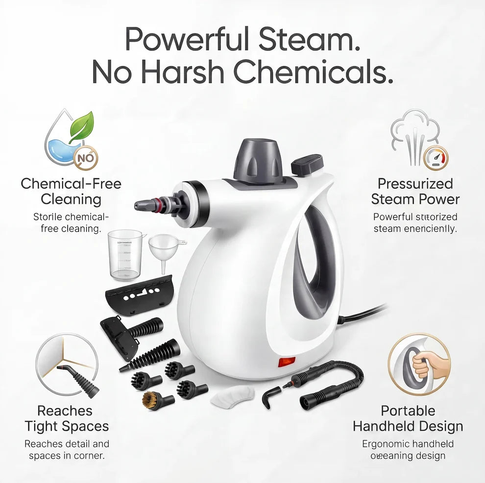 The Handheld Steam Cleaner